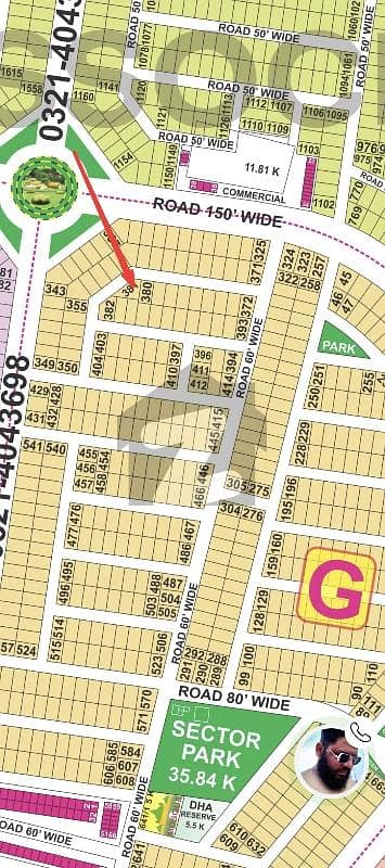 DHA 9 prism 1 kanal corner plot far sale available
