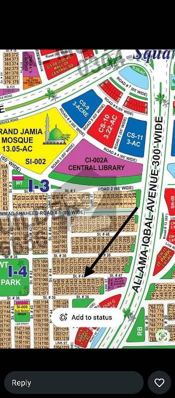 ڈی ایچ اے فیز 1۔ سیکٹر آئی ڈی ایچ اے فیز 1,ڈی ایچ اے ڈیفینس,ملتان میں 1 کنال رہائشی پلاٹ 94.0 لاکھ میں برائے فروخت۔