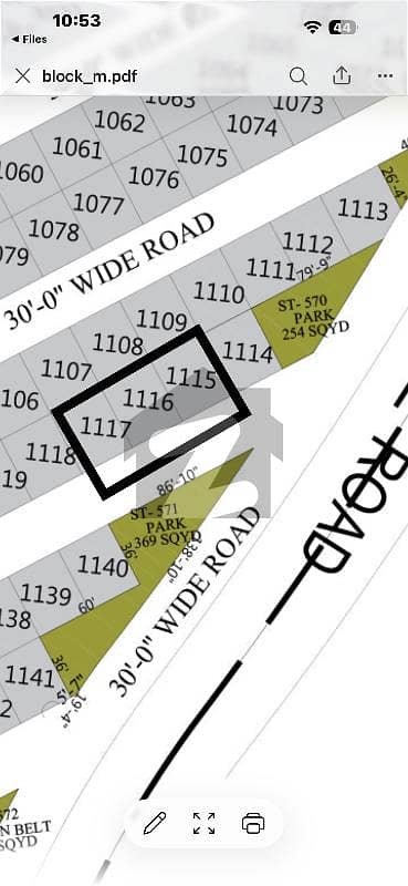 نیا ناظم آباد ۔ بلاک ایم نیا ناظم آباد,کراچی میں 5 مرلہ رہائشی پلاٹ 1.7 کروڑ میں برائے فروخت۔