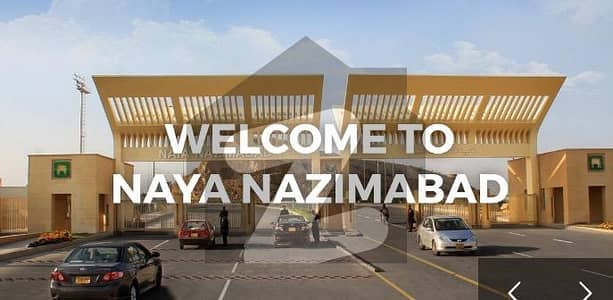 Naya Nazimabad Block M park face location Plot for sale
