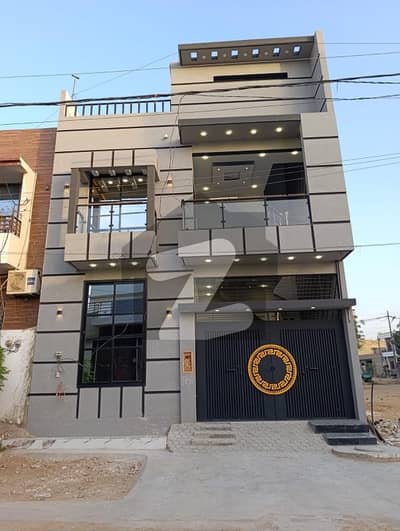 LUXURY DESIGN BRAND NEW 120 SQUARE YARD GROUND+ONE HOUSE FOR SALE IN SECTOR Q GULSHAN E MAYMAR KARACHI