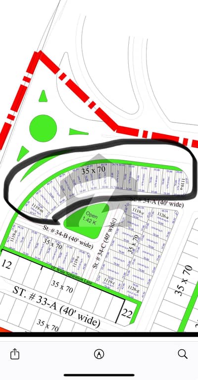 Open Transfer Boulevard & Park Facing Plots for Sale