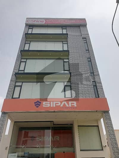 4 Marla luxury commercial plaza hot location 1st floor available for rent in DHA phase 6 main Boulevard MB lahore