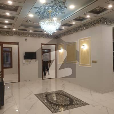 240 Sq. Yards Brand New Ground Floor Portion With Separate Parking For Rent 60 Feet Road West Open Ultra Luxury Modern In VIP Block 2 Gulshan