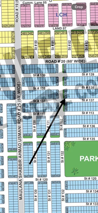 5 Marla Plot For Sale Corner with Extra Land Hot Location DHA Multan Sector V Possession Area