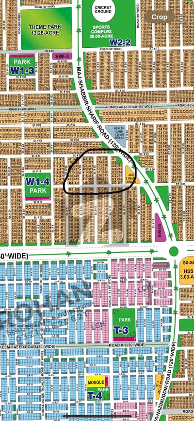 ڈی ایچ اے فیز 1 ۔ سیکٹر ڈبلیو 2 ڈی ایچ اے فیز 1,ڈی ایچ اے ڈیفینس,ملتان میں 1 کنال رہائشی پلاٹ 32.0 لاکھ میں برائے فروخت۔