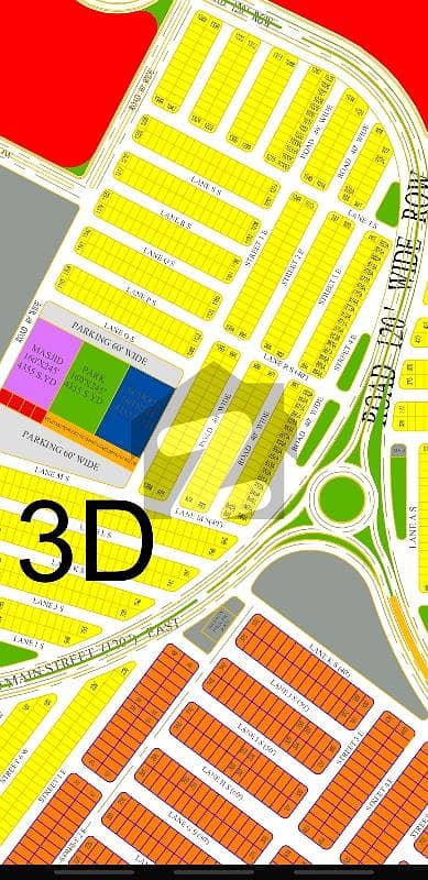 Plot for sale in Sector 3D - DHA City Karachi