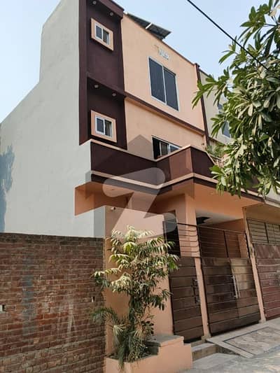 4 Marla luxury triple story house green cap opposite gajjumate metro station Lahore