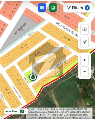 DHA phase 5 sector F1 good location back open with extra land