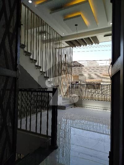 brand new house, 120sqyd ground floor, west open pehli Gali capital society scheme 33  adequate car parking