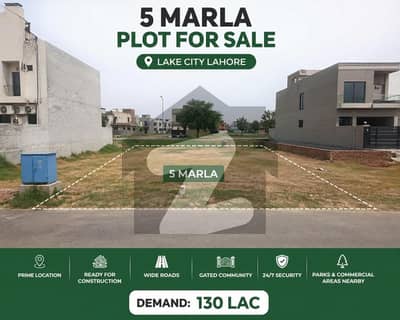 5 Marla Plot for Sale in Lakecity M7