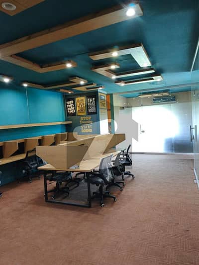 Ideal 1200 sqft office for rent furnish office