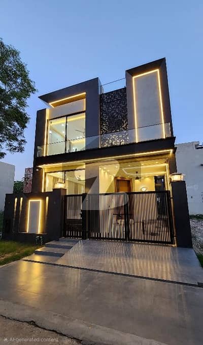 Brand New 5 Marla Modern Luxury House | A1 Premium Finish in DHA Rehbar 11 Sector 2 | 3 Beds Attached + 2 Kitchens + 2 TV Lounges | Ready to Move.