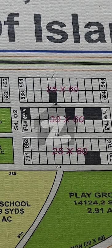 آئی ۔ 14/3 آئی ۔ 14,اسلام آباد میں 6 مرلہ رہائشی پلاٹ 1.54 کروڑ میں برائے فروخت۔