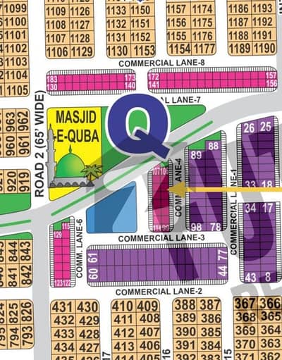 4 Marla Commercial Plot Sale In DHA Multan Sector Q
