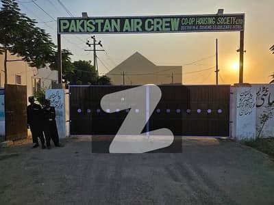 Get A Prime Location 100 Square Yards Commercial Plot For Sale In Pakistan Air Crew Cooperative Housing Society
