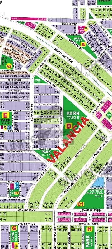rare opportunity to own a 2 Kanal premium corner plot in Valencia Town.