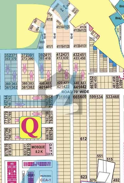 42 Marla Pair In Phase 7 Block Q For Sale