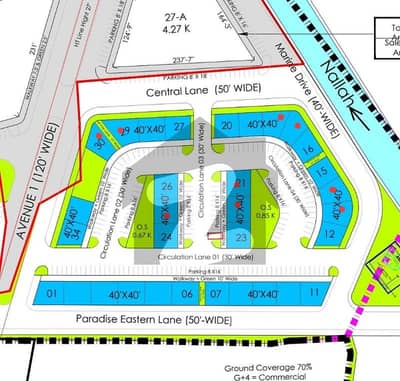 Bahria Paradise 7 Marla Corner Pair Plots | Prime Location Near GT Road, Paradise Mall & Green Valley