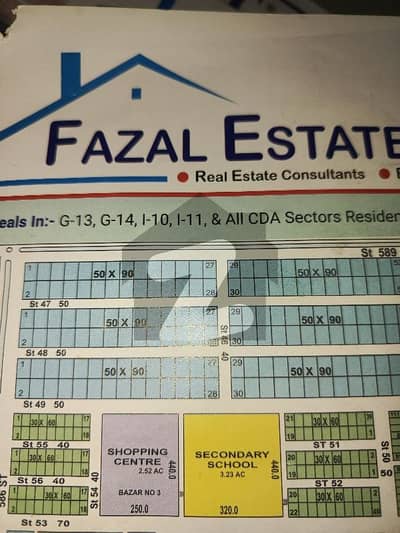 Main Double Road Plot Available For Sale in FGEHA Sector G-13/2, Islamabad -