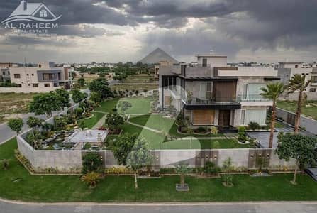 1 KANAL ULTRA MODERN MAZHAR DESIGN BUNGALOW WITH 1 KANAL CORNER MENTAINED LAWN FOR SALE IN DHA PHASE 7 NEAR TO RAYA.