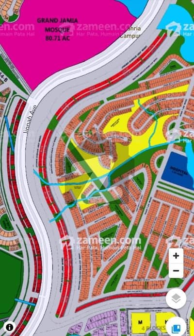 Near Grand Mosque, ThemePark & Malick Riaz Palace in Prescent Located on Main Jinnah Avenue