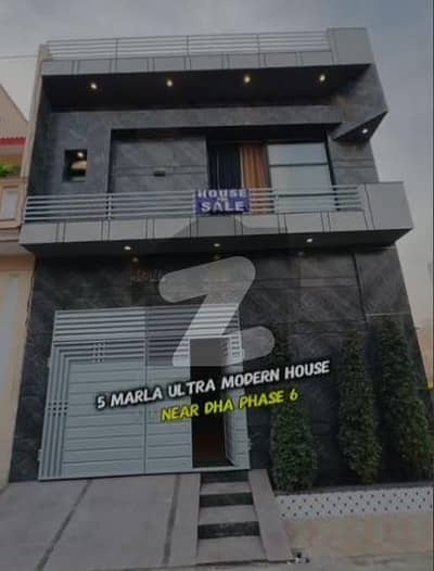 Modern Living | 5 Marla Beautiful Bungalow for Sale in Ilyas Park Near DHA Phase 6