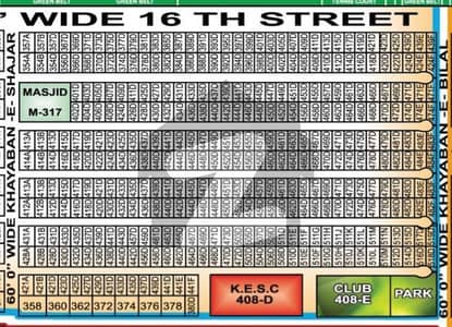 500 Yards East Open Residential Plot for Sale 4th Belt, Zone B (D Cutting) DHA Phase 8