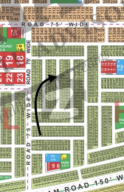 Block H possession hot location plot for sale