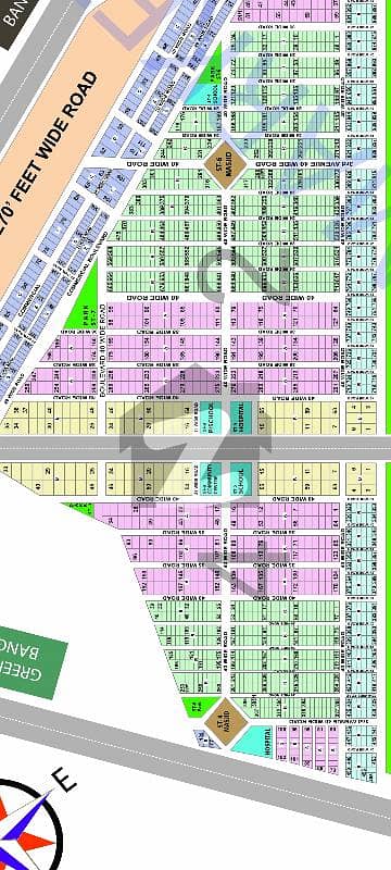 240 Square Yard Plot For Sale In Block 2 And 4 Saadi Garden Scheme 33 Karachi