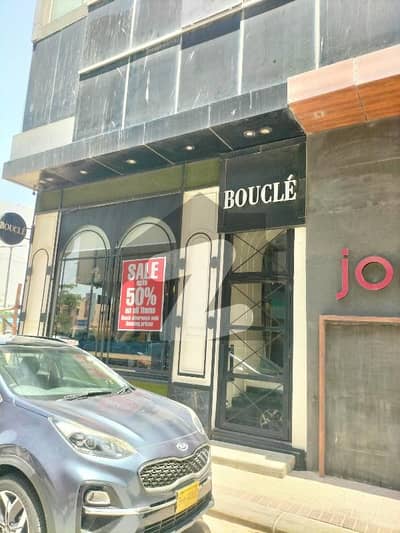 outclass 800sq. ft Ground with basement on rent at the most premium location in Bukhari commercial DHA phase 6 all-around brands and banks