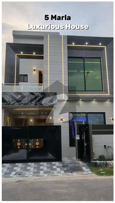 Brand New 5 Marla Park Facing House for Sale in Crystal Block, Park View City Lahore