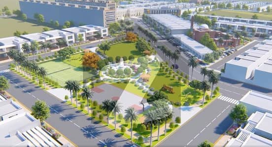 6.66 Marla Corner Commercial Plot 64-65 - 3 Side Open on Main Boulevard | Greenwood City Jhang