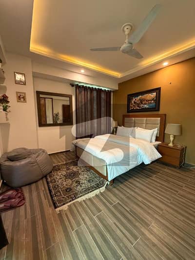 A Spacious Ready-to-Move 1050 Sq. ft 2 Bedroom Furnished Apartment is available for rent, in Block-C, TopCity-1, Near Islamabad Airport.