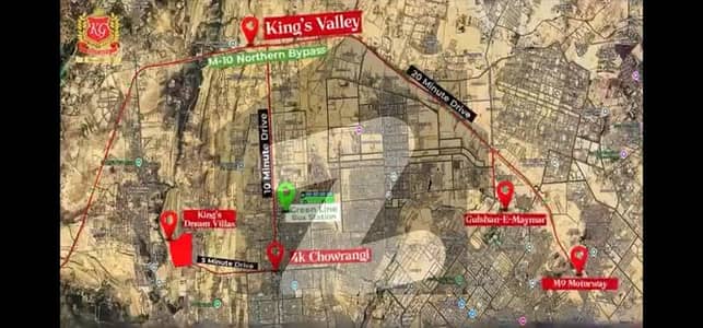 Kings Valley, Northern Bypass M10 Easy Installments Near Saima Arabian Villas