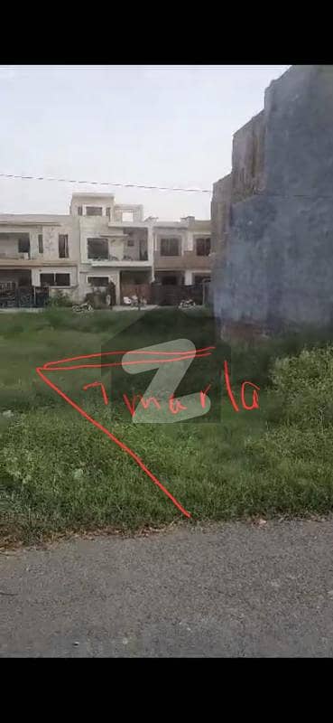 A 7 marla residential plot on a beautiful location, front of Girls college and islamic research center