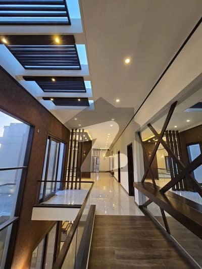 Brand new 1000 yards House 6 bed DD with basement + pool for sale defence dha karachi