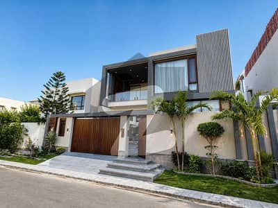 500 Yards Brand New Bungalow Semi Furnished With Pool Basement Available For Sale