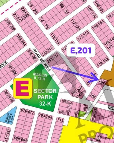 Near Park Masjid Sial Estate Offers . E - 201 . Ready For Possession Plot For Sale ,Carpet Road, Investor Price . Papers Available