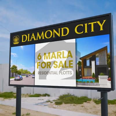 6 Marla plots at low price & discountes rate