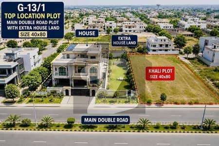 G-13/1 MAIN DOUBLE ROAD STREET 488 PLOT?