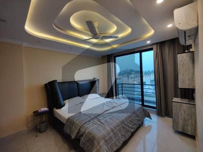 One Bed Fully Furnished flats available for Rent in Secter C Jasmine Block Bahria Town