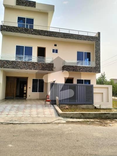 35x70 brand new proper corner house with huge extra land for sale in G13