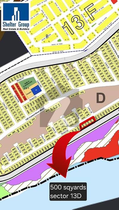 500 sqyards plot for Sale in Sector -13D