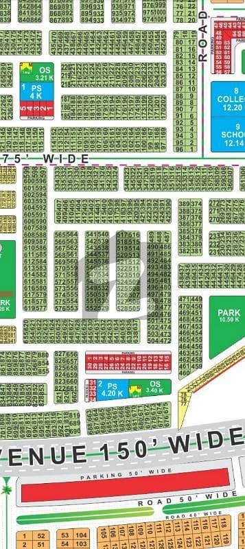 LDA City Lahore K Iqbal Sector Main 5 Marla 10 Marla File Available