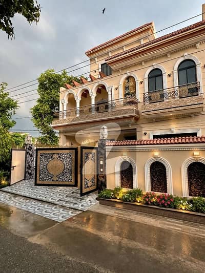 10 Marla Brand New Standard View Well Hot Location Double Storey Latest Pure Full Spanish Style House Available For Sale By Fast Property Services Real Estate And Builders With Original Picture Wapda Town Lahore.