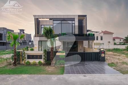 FACING PARK EYE CATCHING 1 KANAL SUPER STYLISH LUXURY MODERN VILLA FOR SALE IN DHA PHASE 5 NEAR TO MARKET.