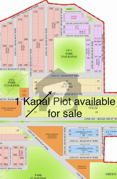1 Kanal Plot Available for sale