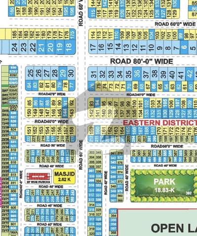 Eastern District Ext 5 Marla Plot For Sale Bahria Orchard Lahore