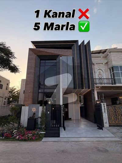 5 Marla Brand New Modern House For Sale In Bahria Town